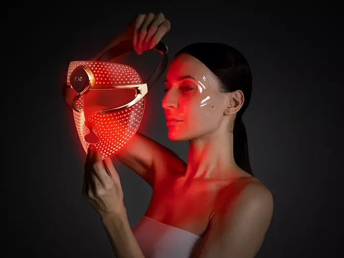 hydrogel face mask for led therapy
